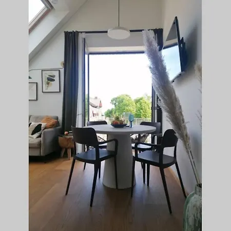 Green Hill Apartment With A View To Lagoon Juodkrante Exterior photo